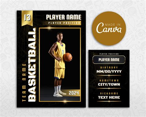 nba card template|basketball card template.